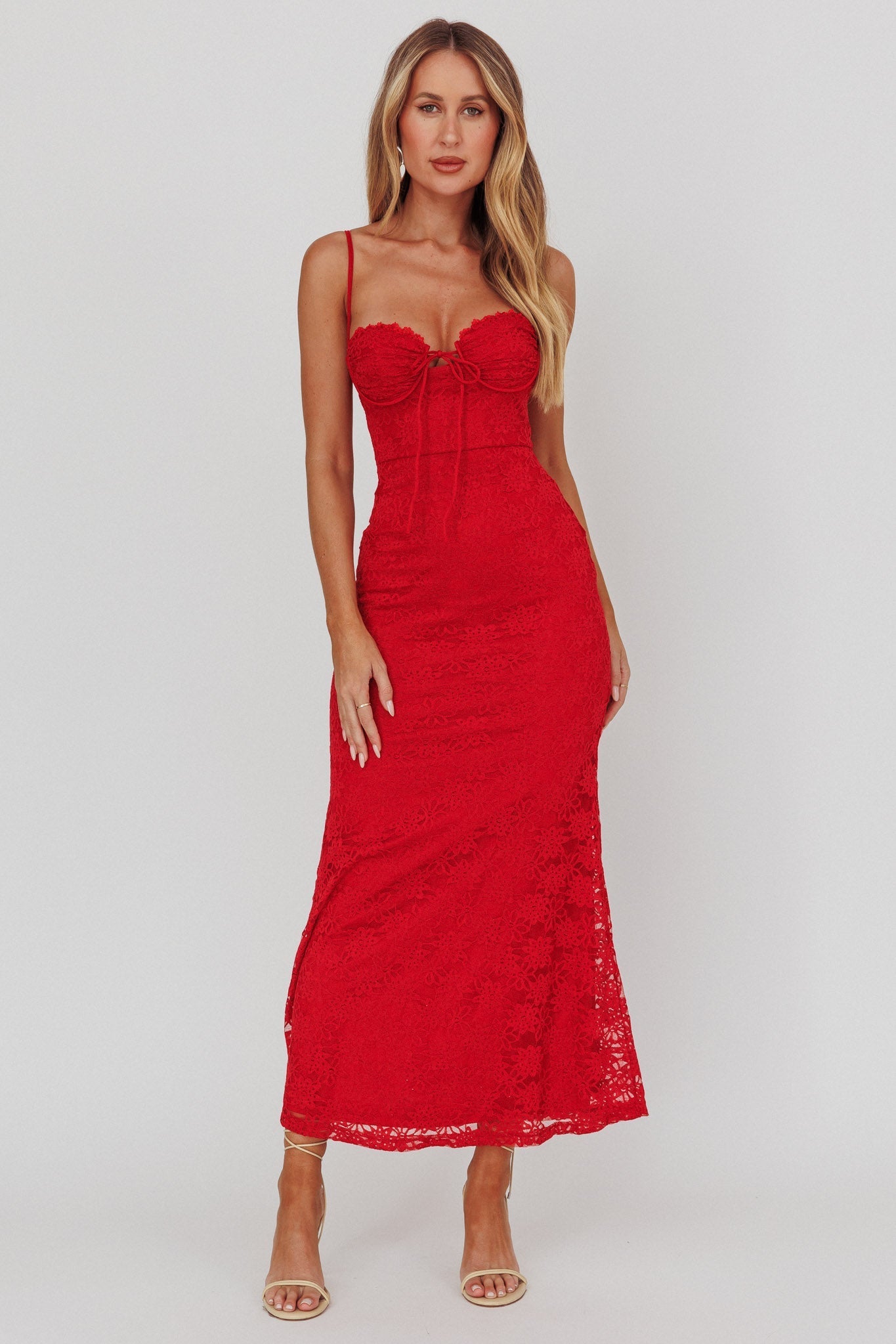Scarlet Whisper Dress