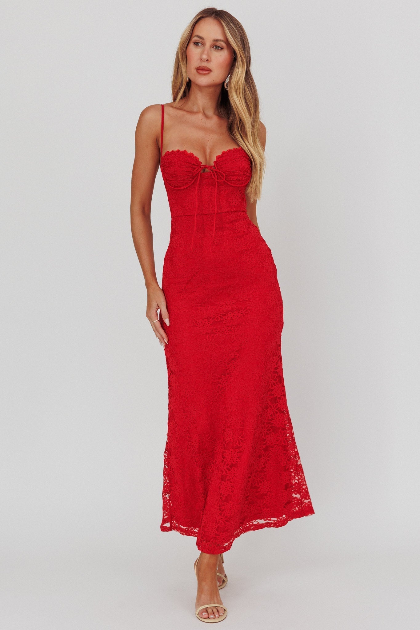 Scarlet Whisper Dress