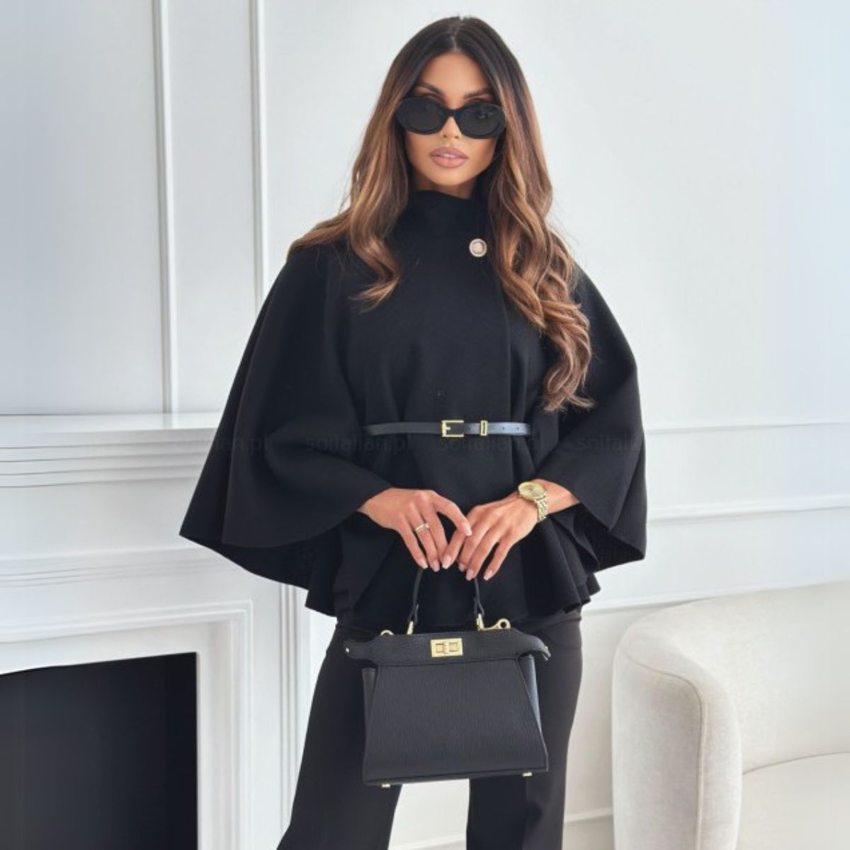 Elise Grace Cape Coat