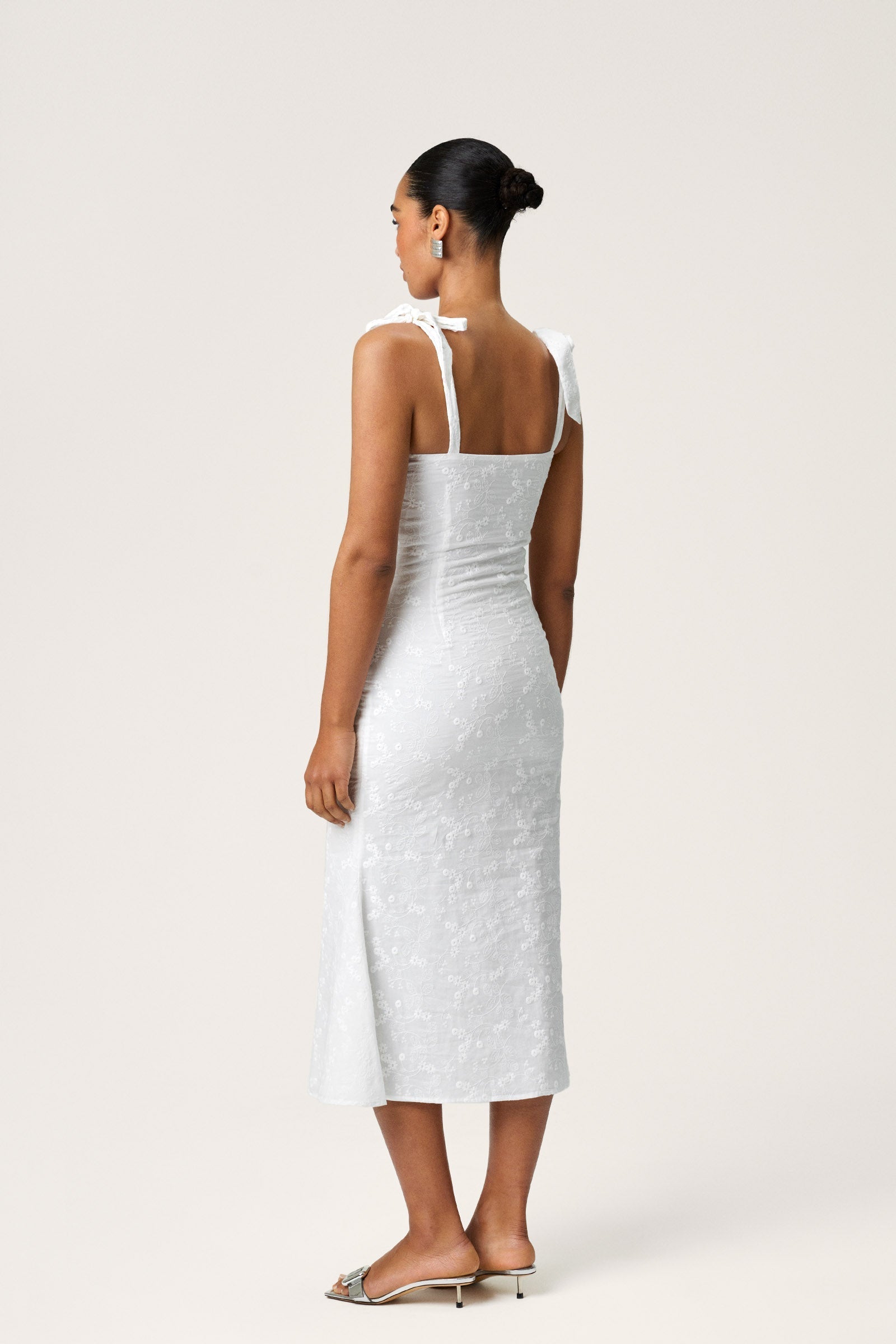 Ivory Whisper Midi Dress