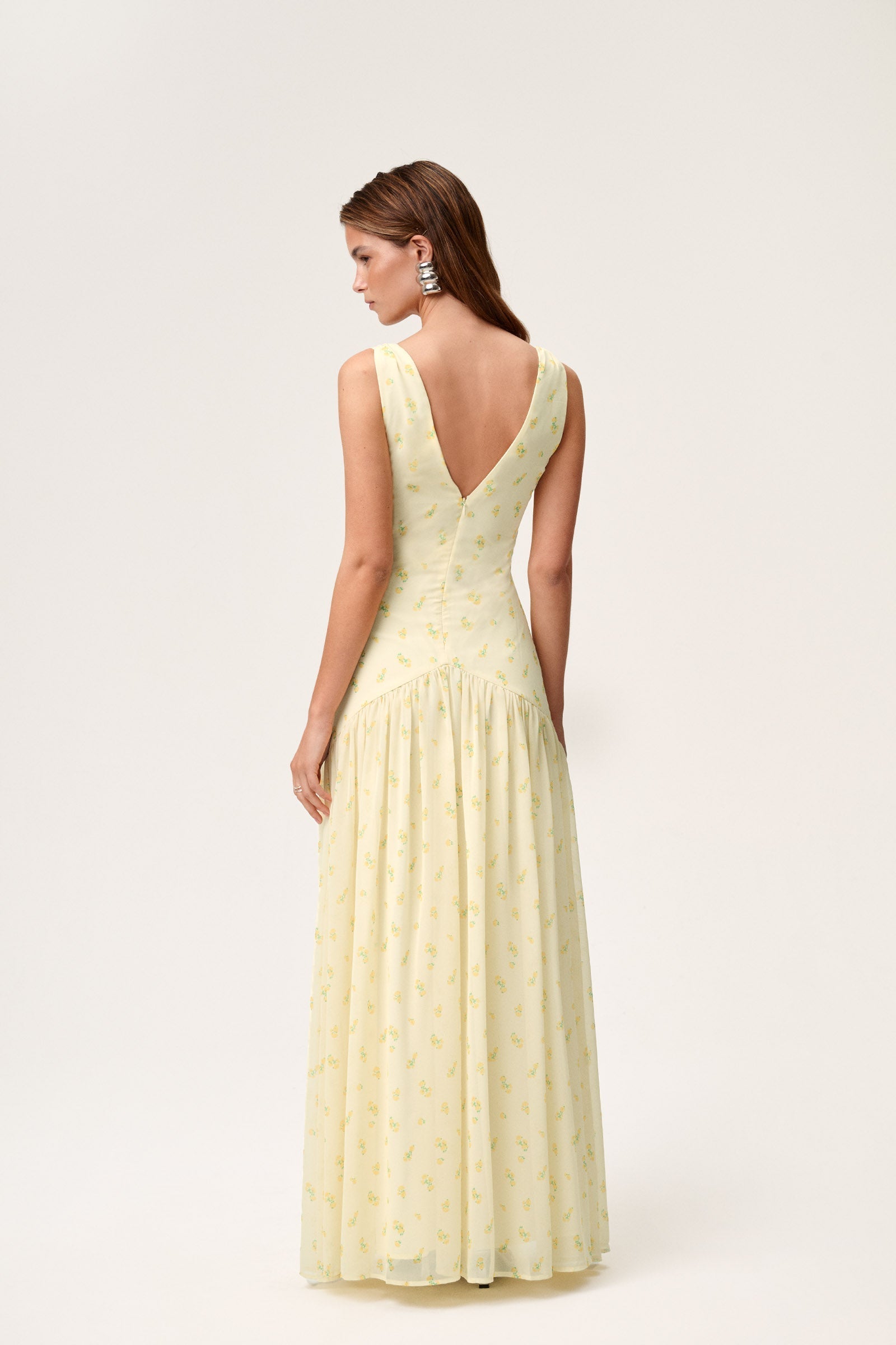 Lemon Lace Whisper Dress
