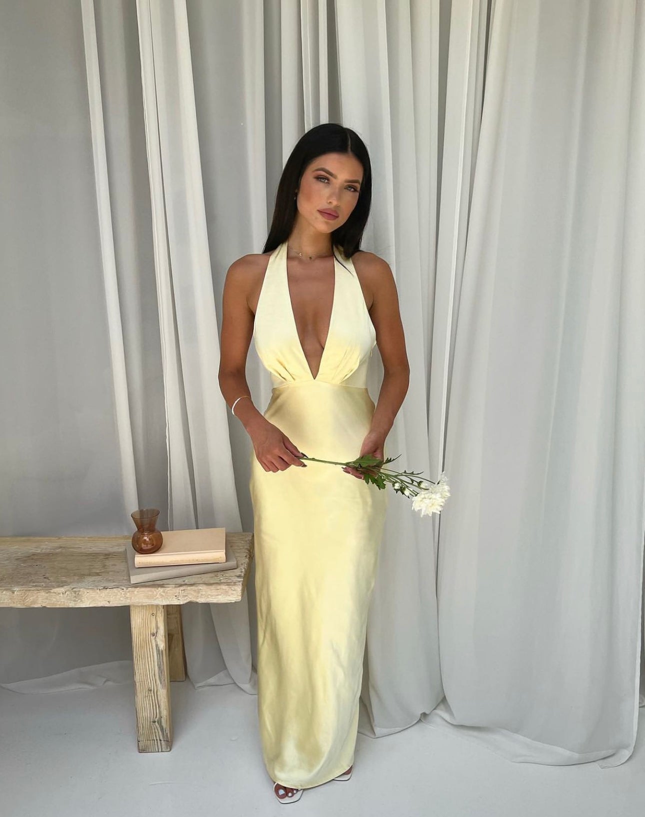 Sienna V-Neck Maxi Dress