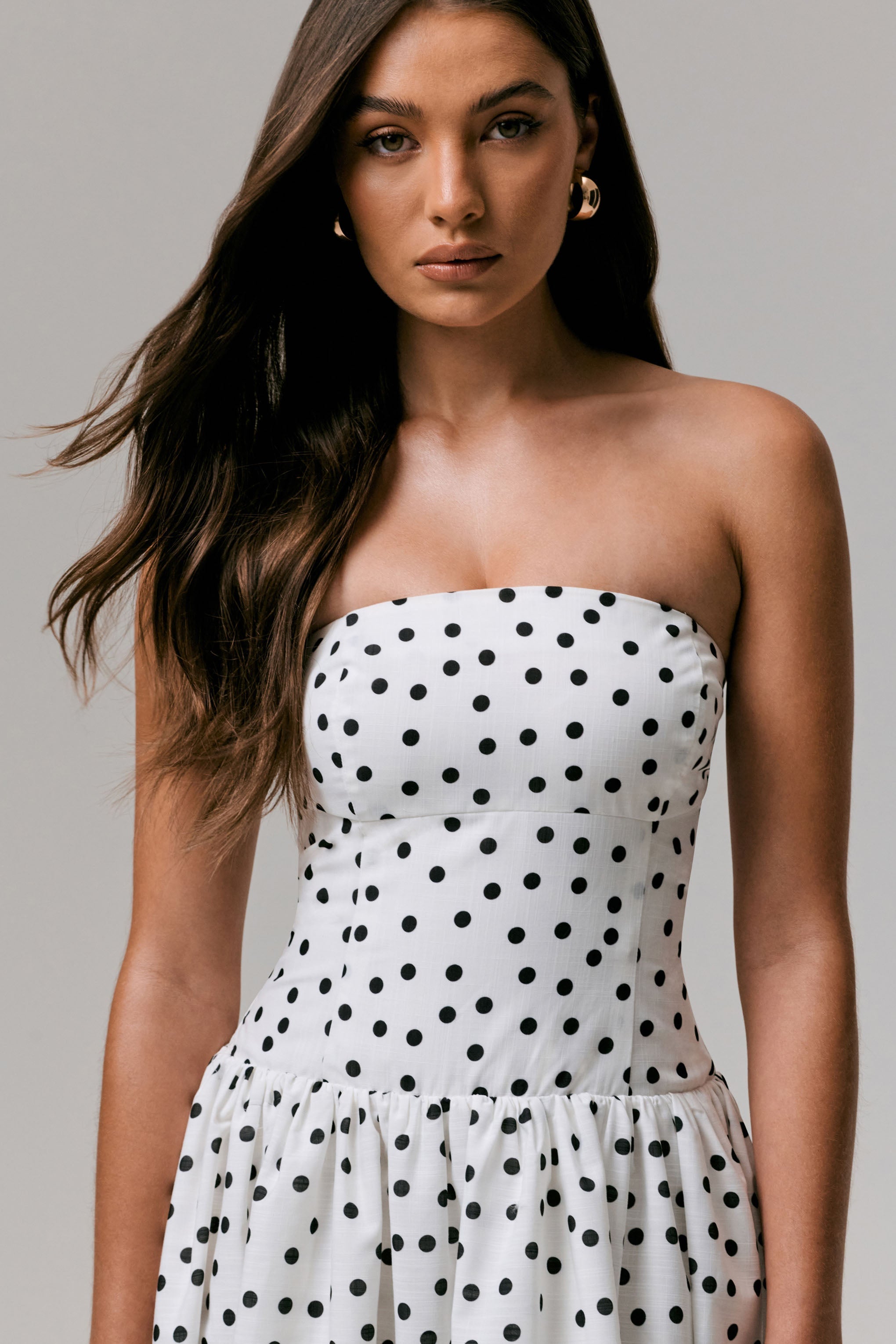 Dotty Delight Bandeau Dress