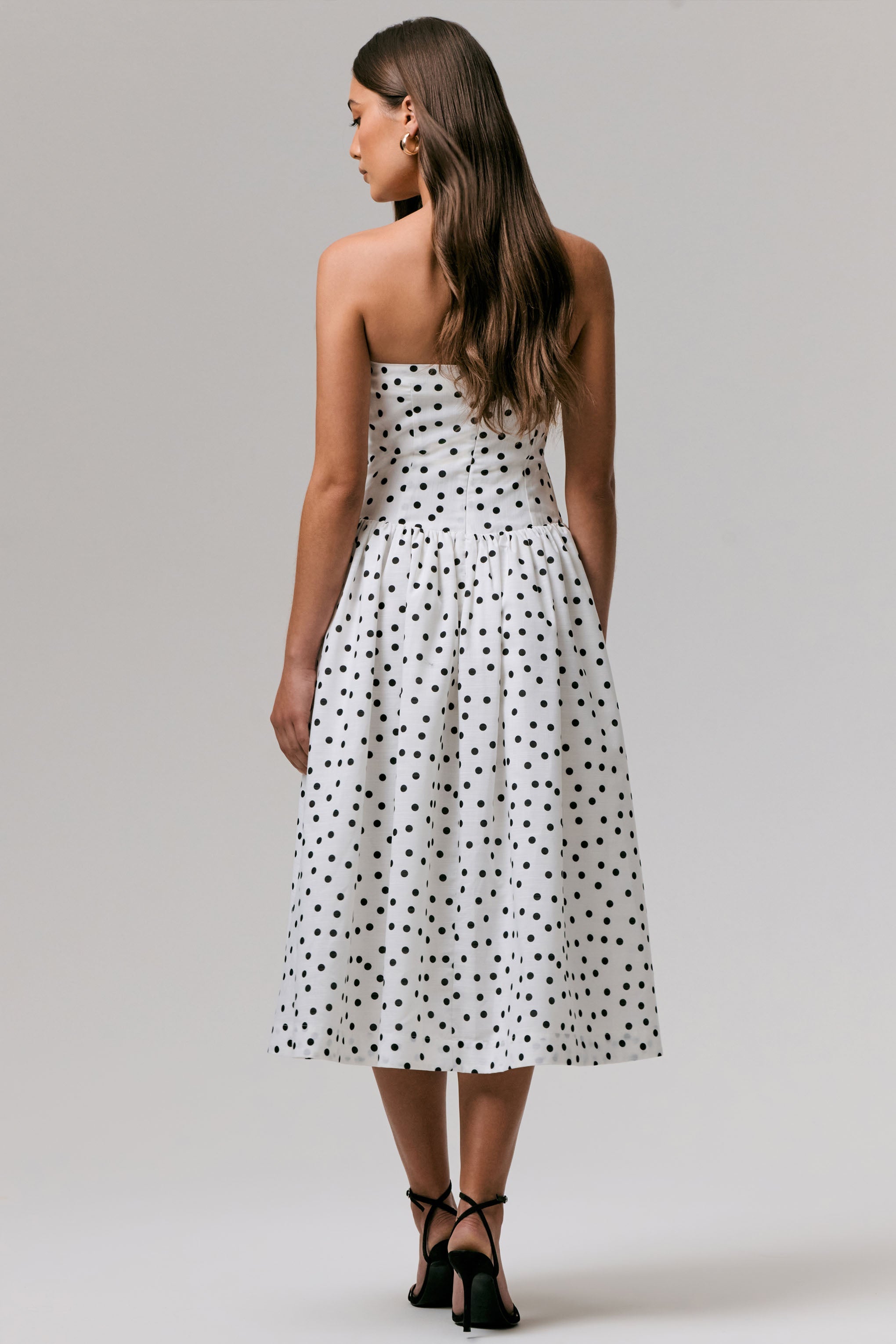 Dotty Delight Bandeau Dress