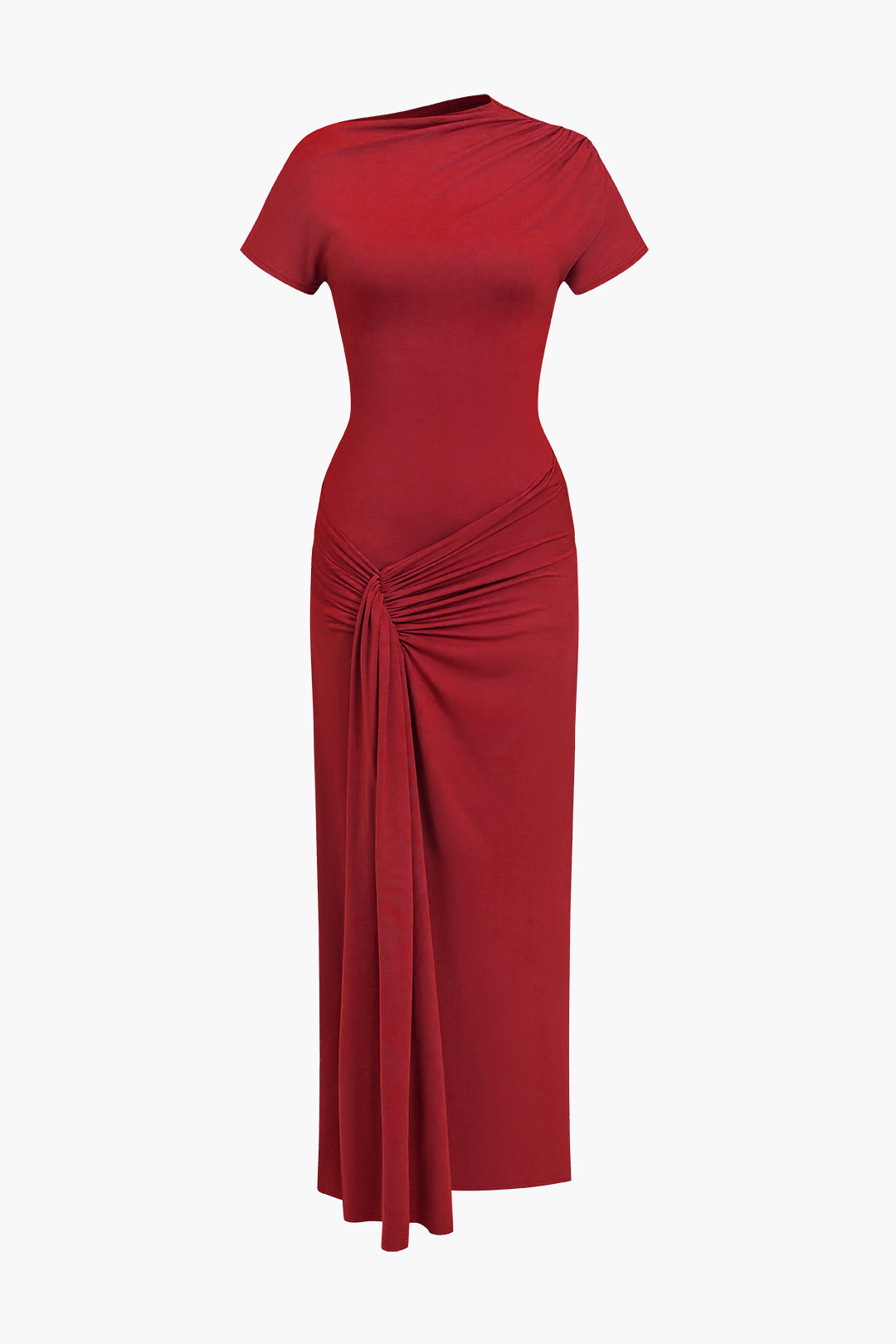Sculpted Grace Maxi Dress
