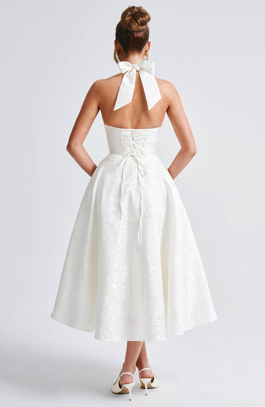 Ethereal Grace Midi Dress