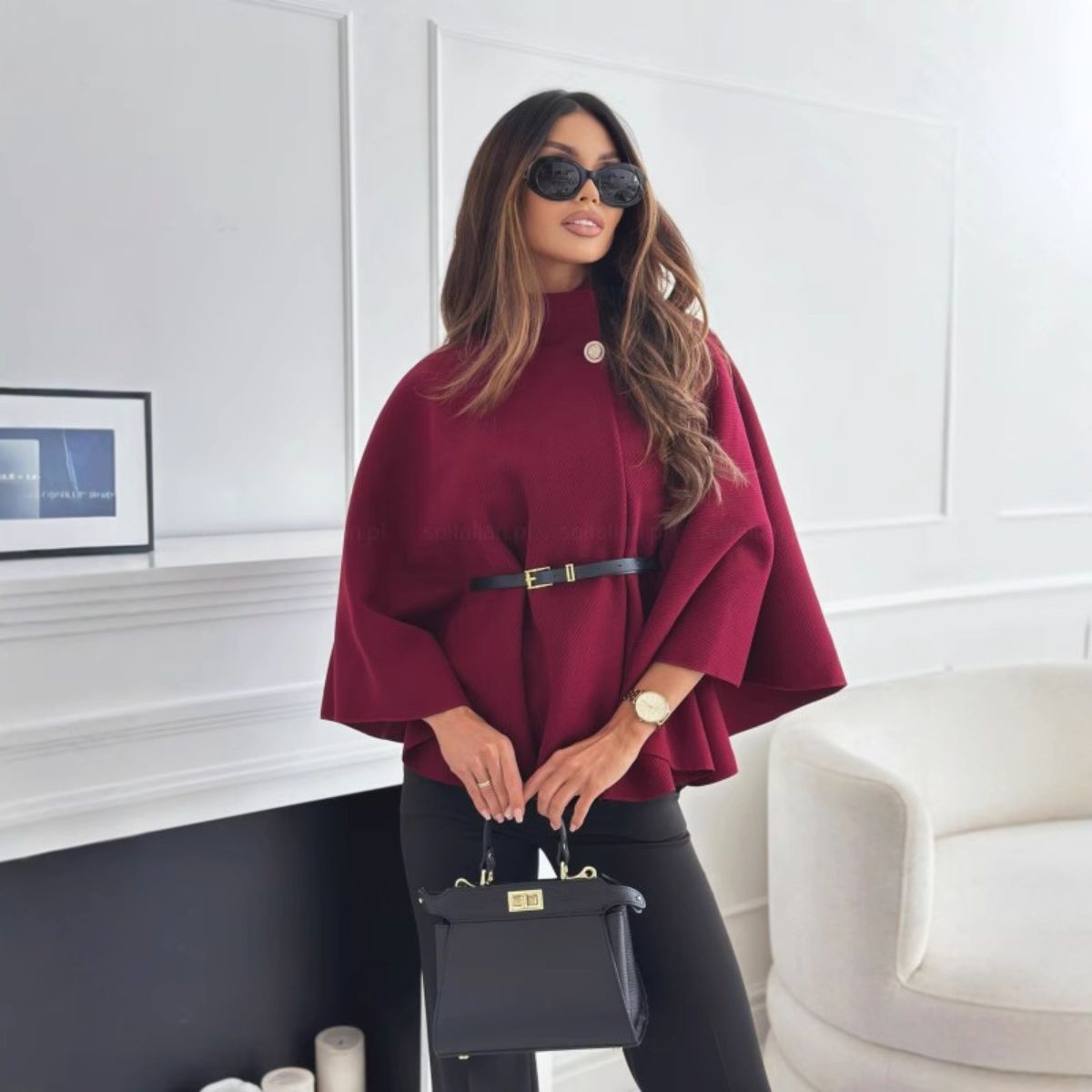Elise Grace Cape Coat