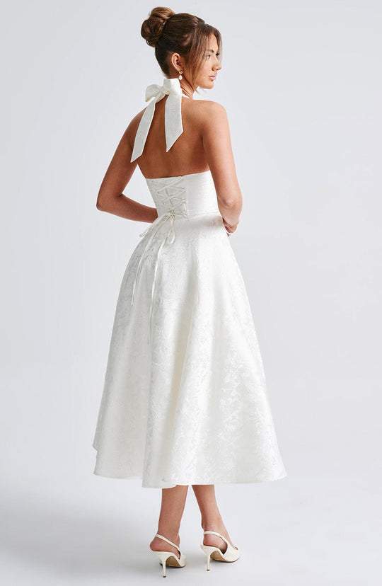 Ethereal Grace Midi Dress