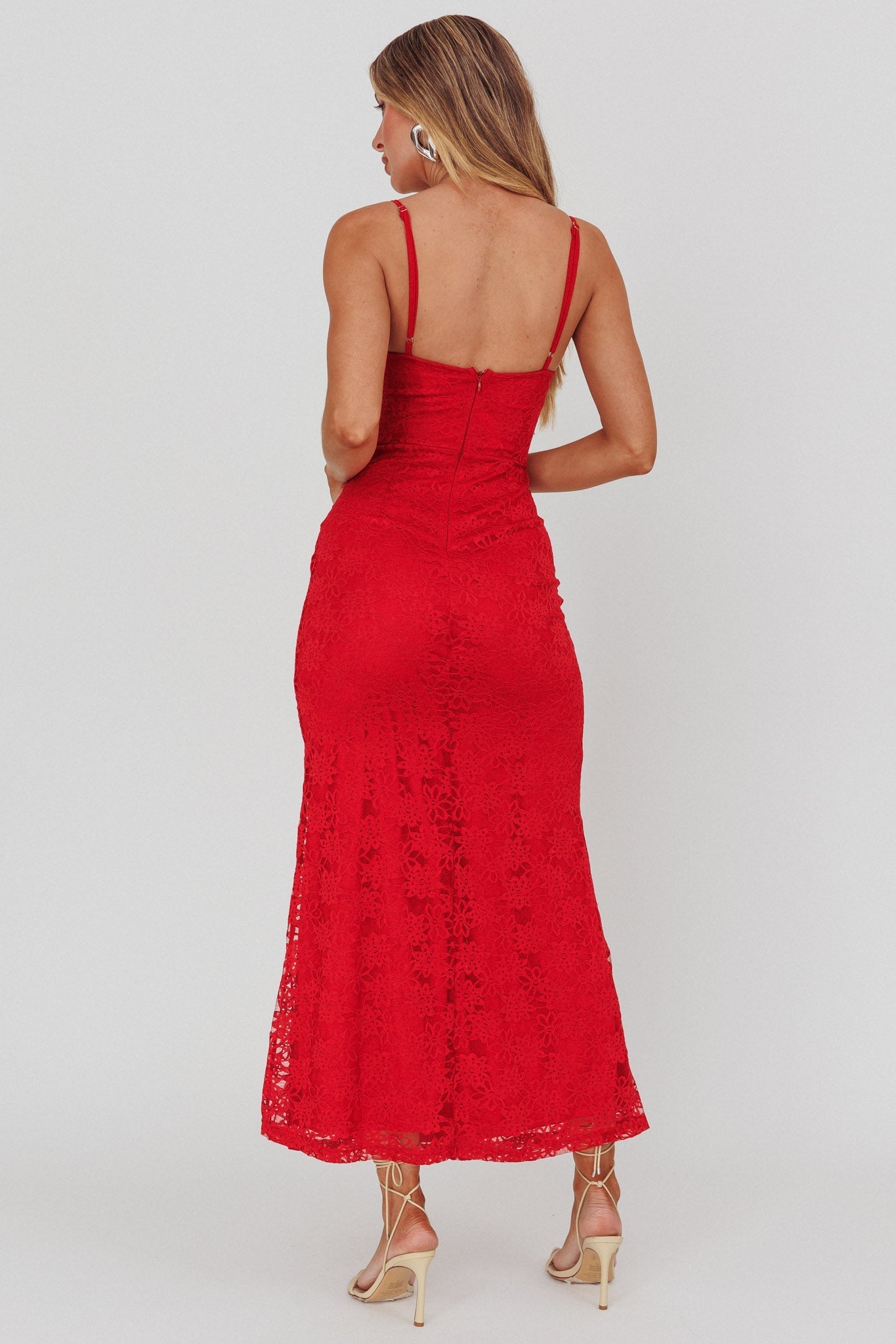 Scarlet Whisper Dress