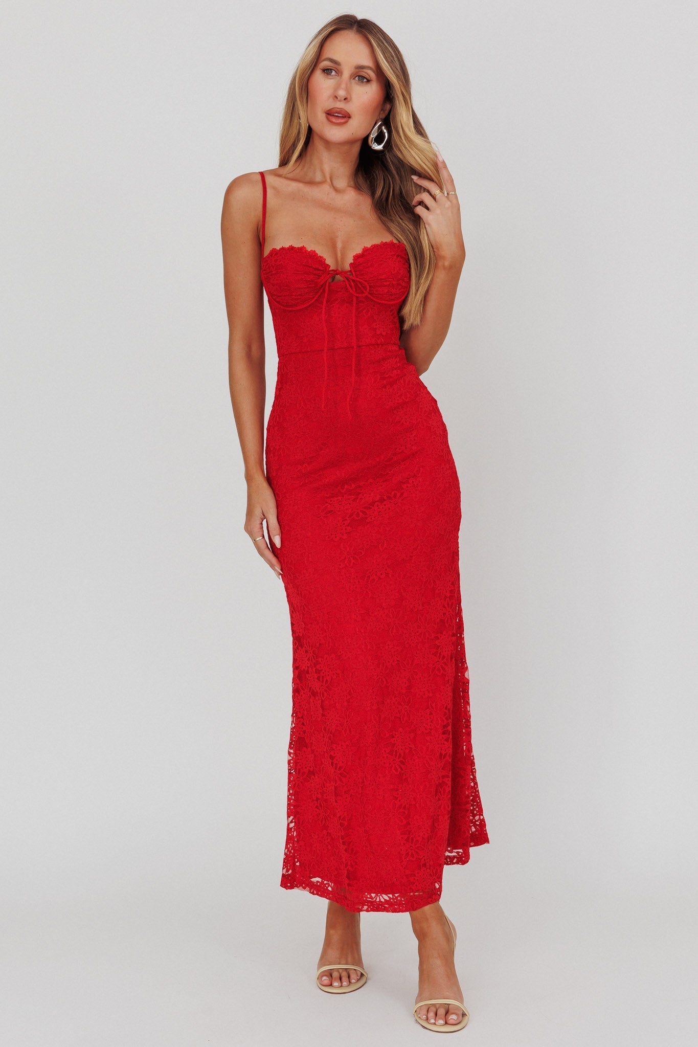 Scarlet Whisper Dress