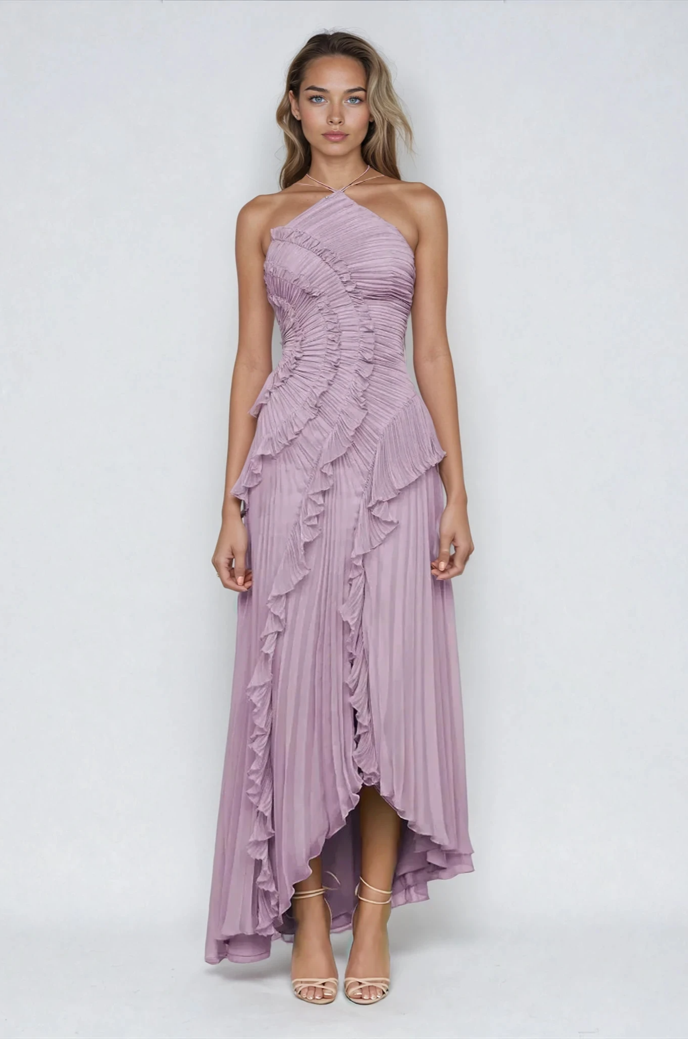 Lilac Bloom Maxi Dress