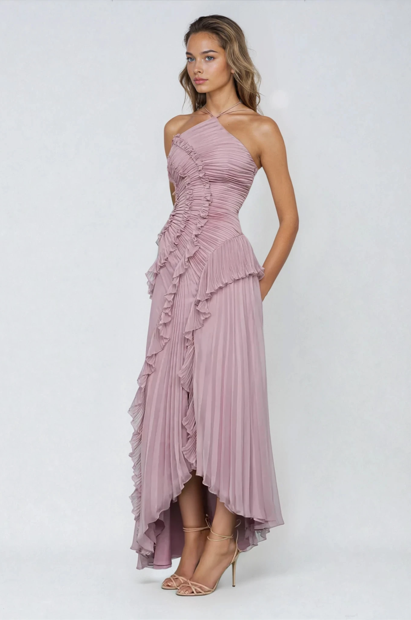Lilac Bloom Maxi Dress