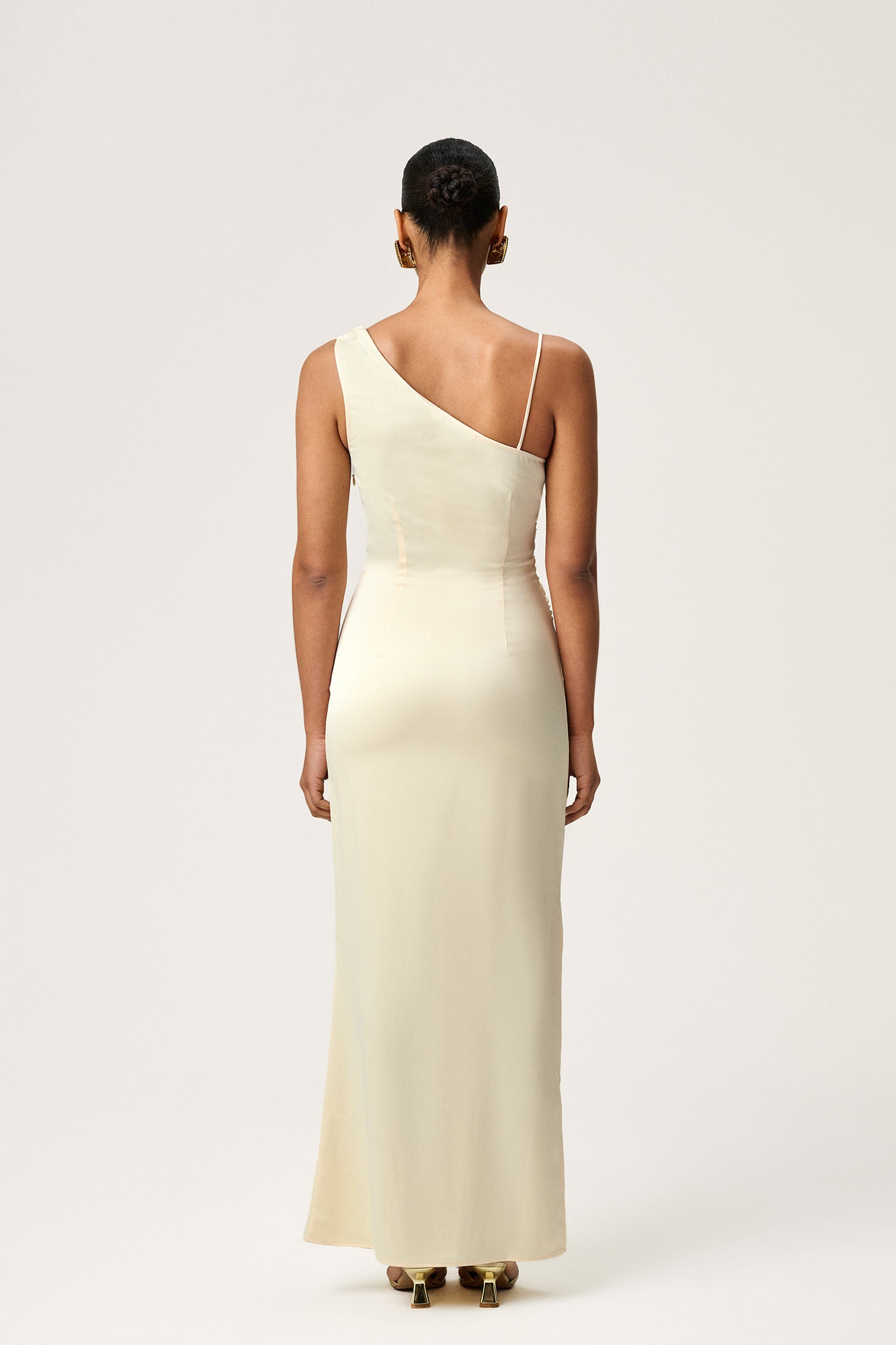 Ivory Elegance Maxi Dress