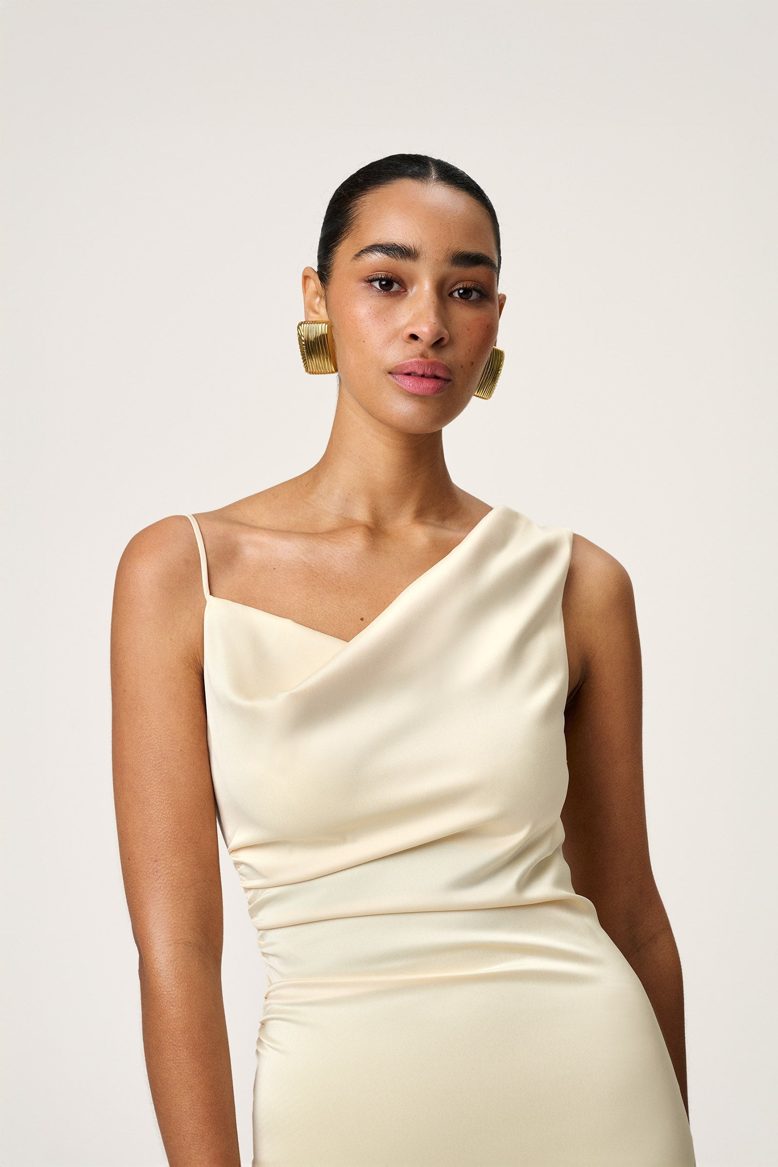 Ivory Elegance Maxi Dress