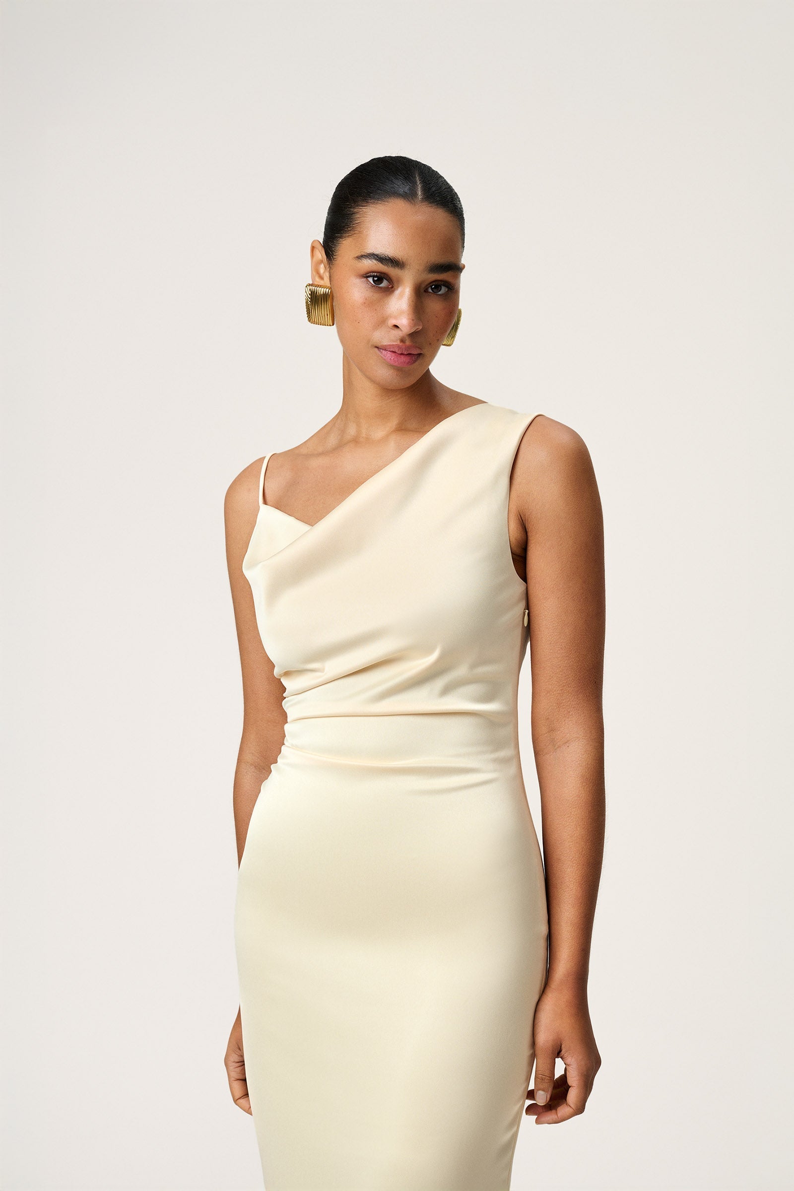 Ivory Elegance Maxi Dress