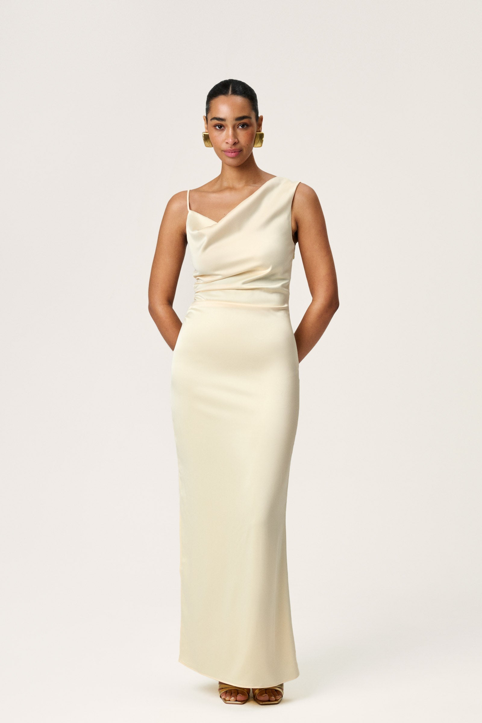 Ivory Elegance Maxi Dress