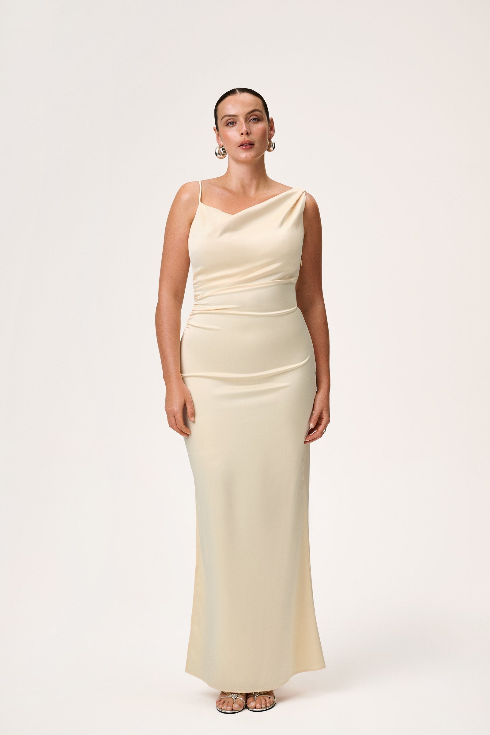 Ivory Elegance Maxi Dress