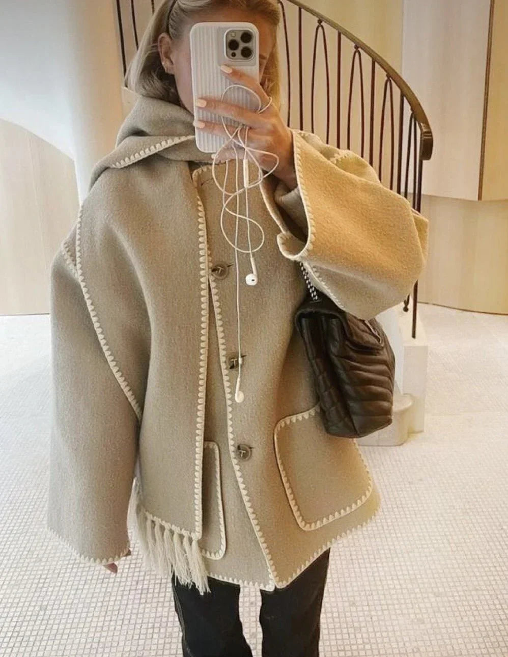 Marie Chic Wrap Coat