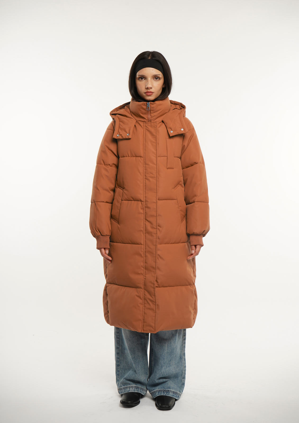 Hooded Long Puffer Jacket