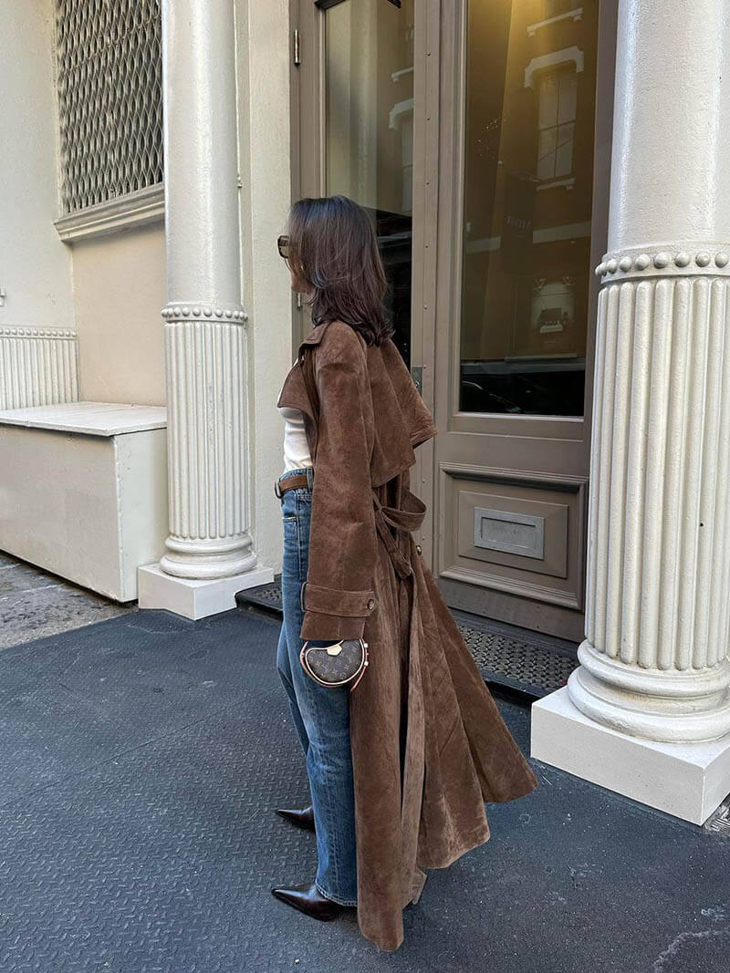 Chloe Suede Trenchcoat