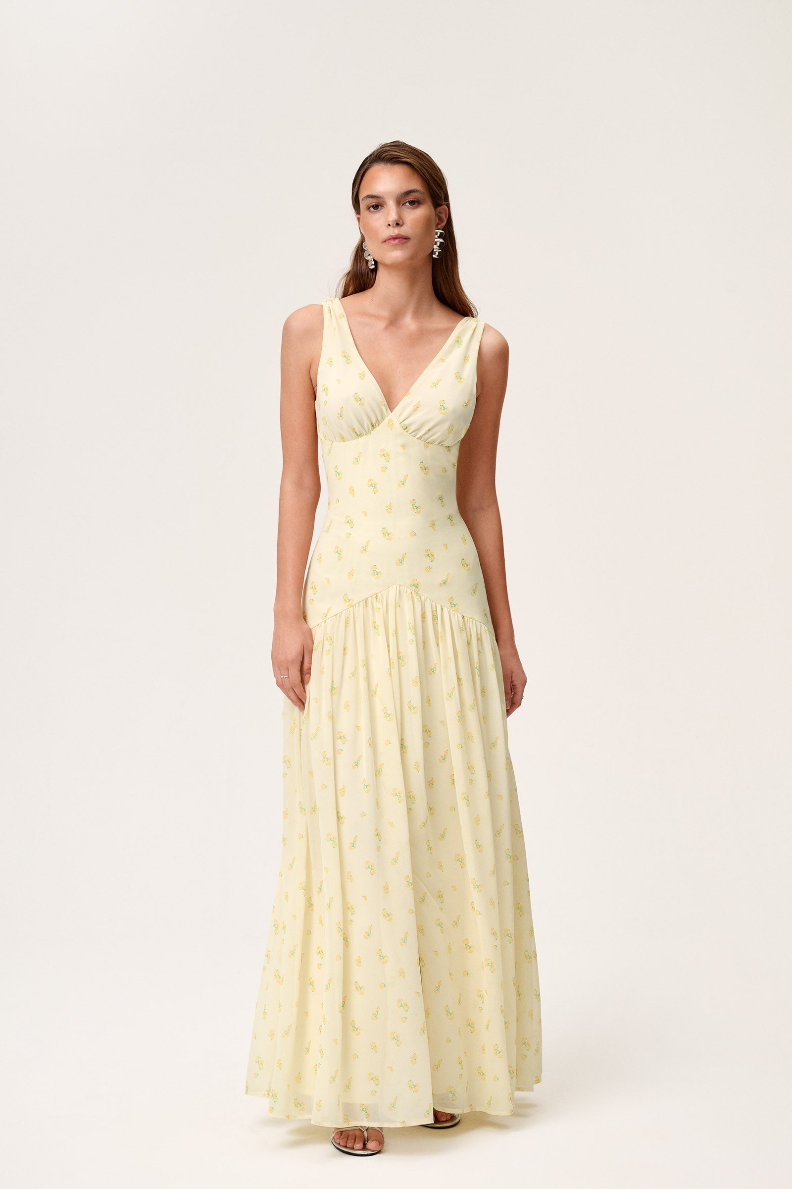 Lemon Lace Whisper Dress