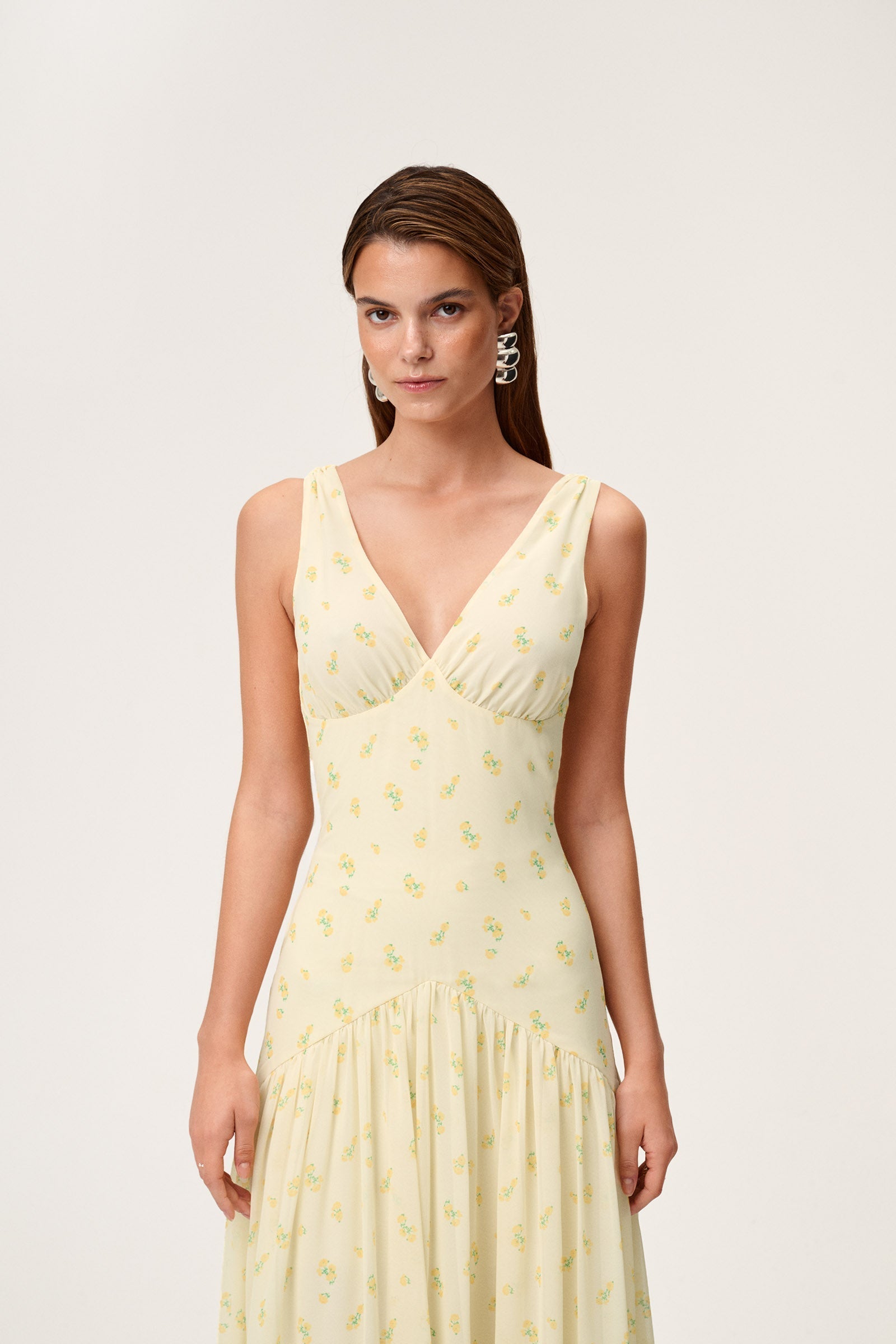 Lemon Lace Whisper Dress