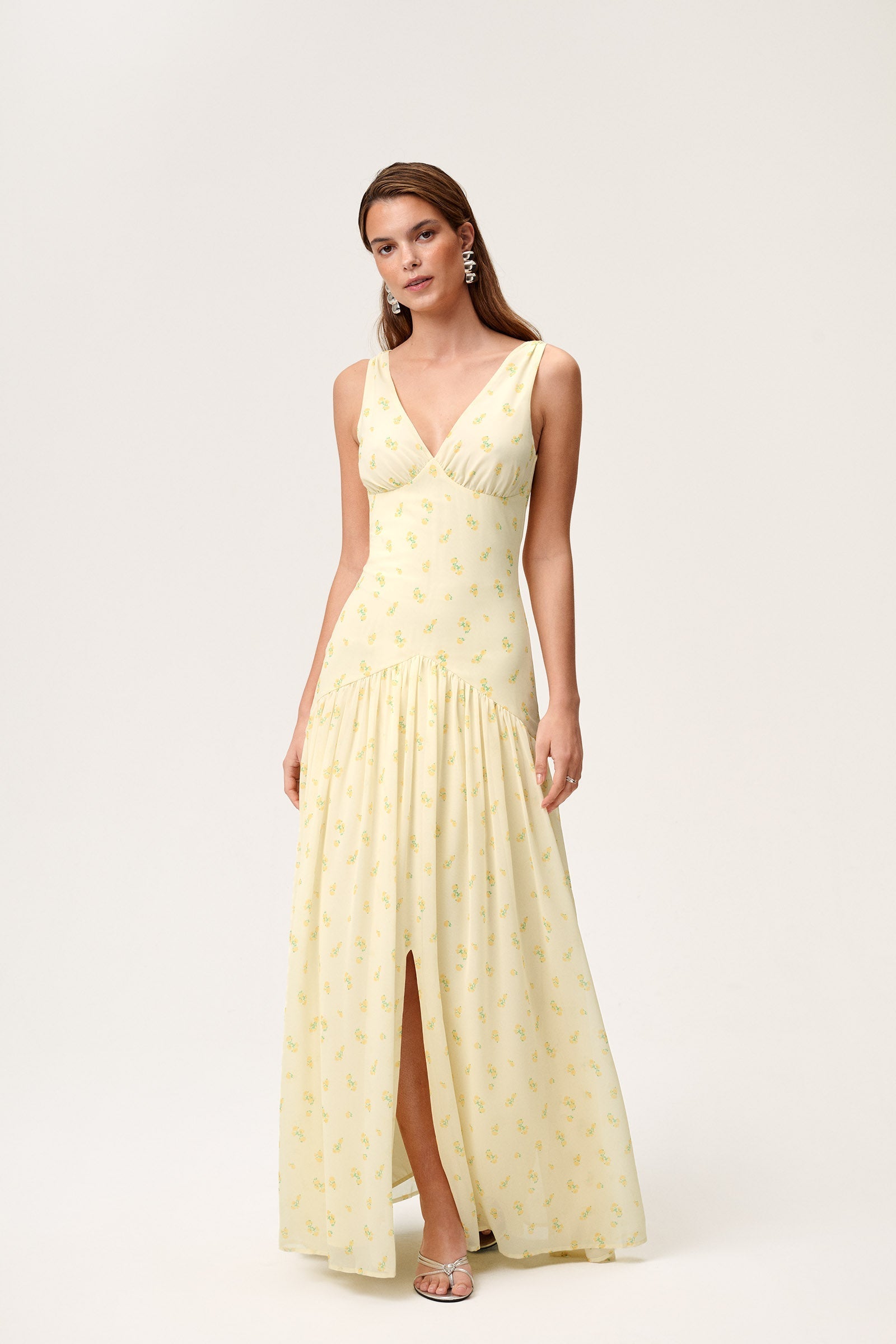 Lemon Lace Whisper Dress