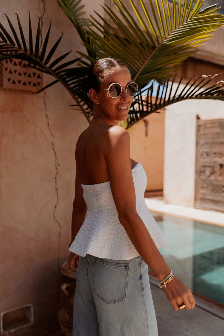 Blossom Breeze Peplum Top