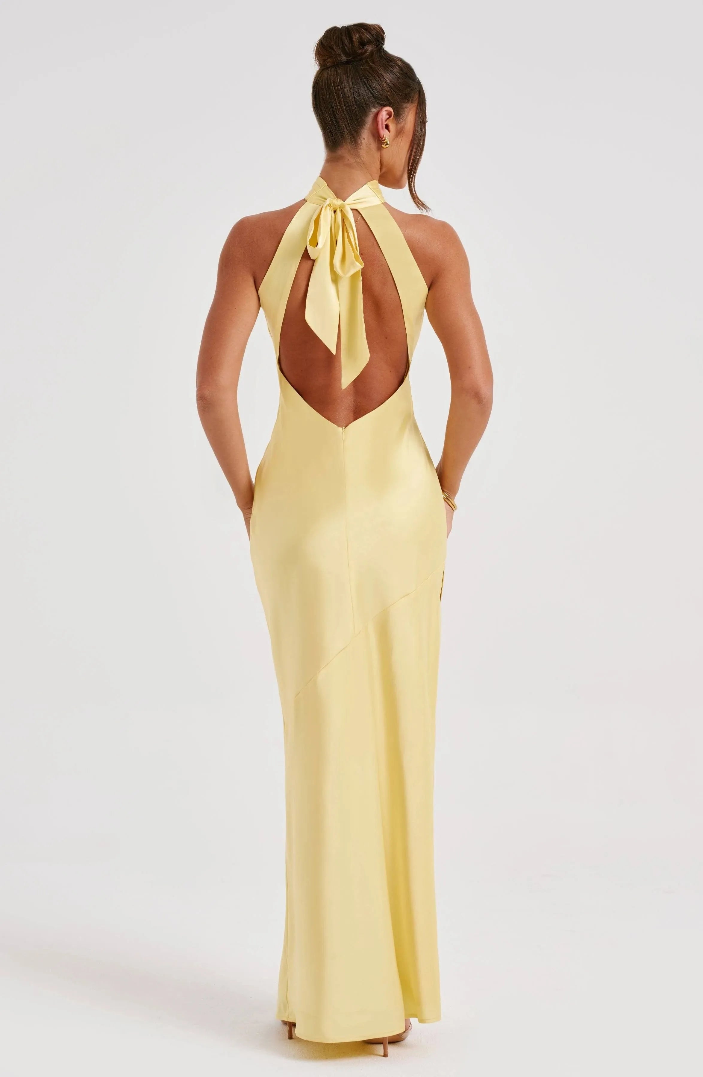 Golden Hour Halter Gown