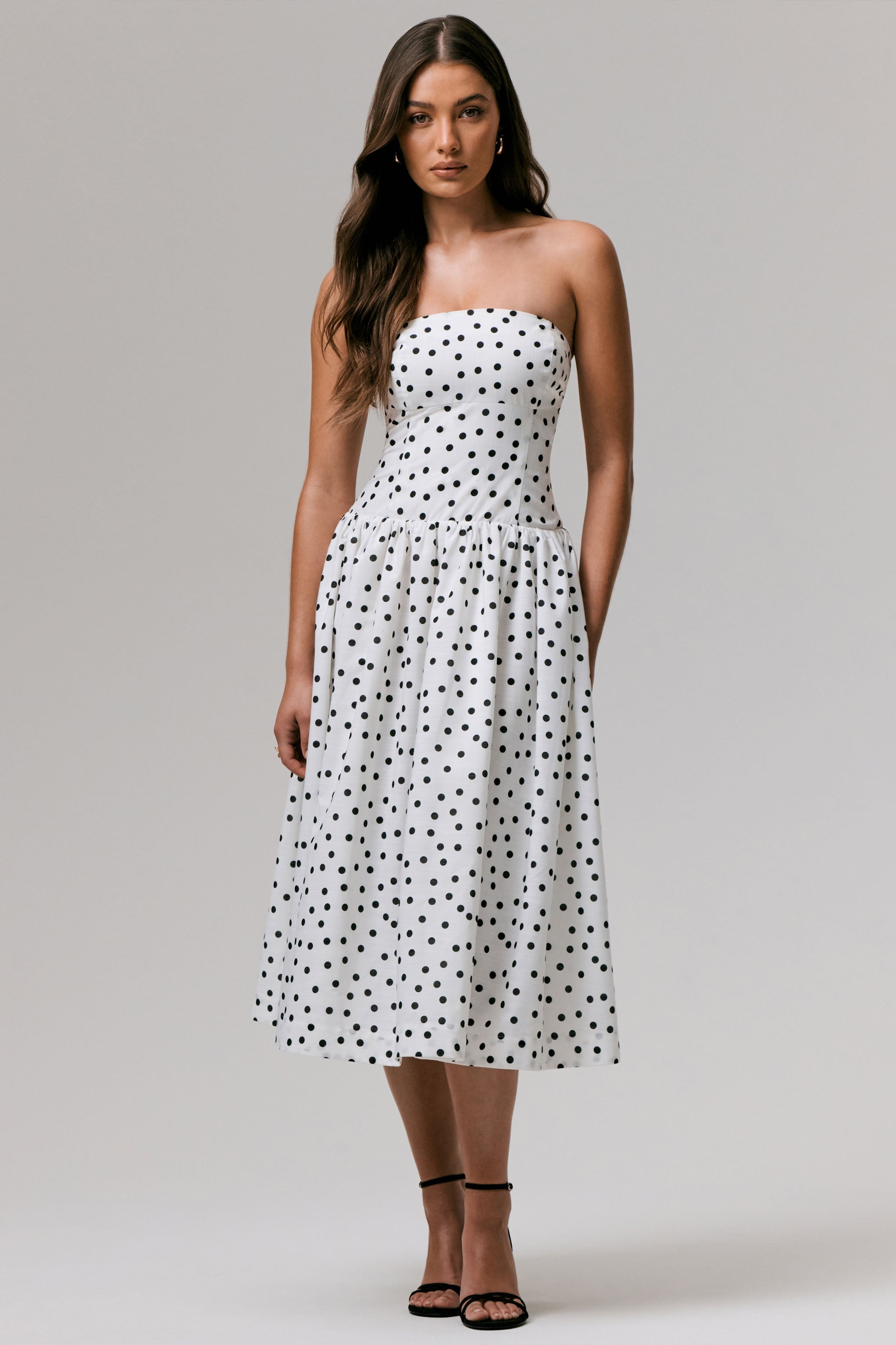 Dotty Delight Bandeau Dress