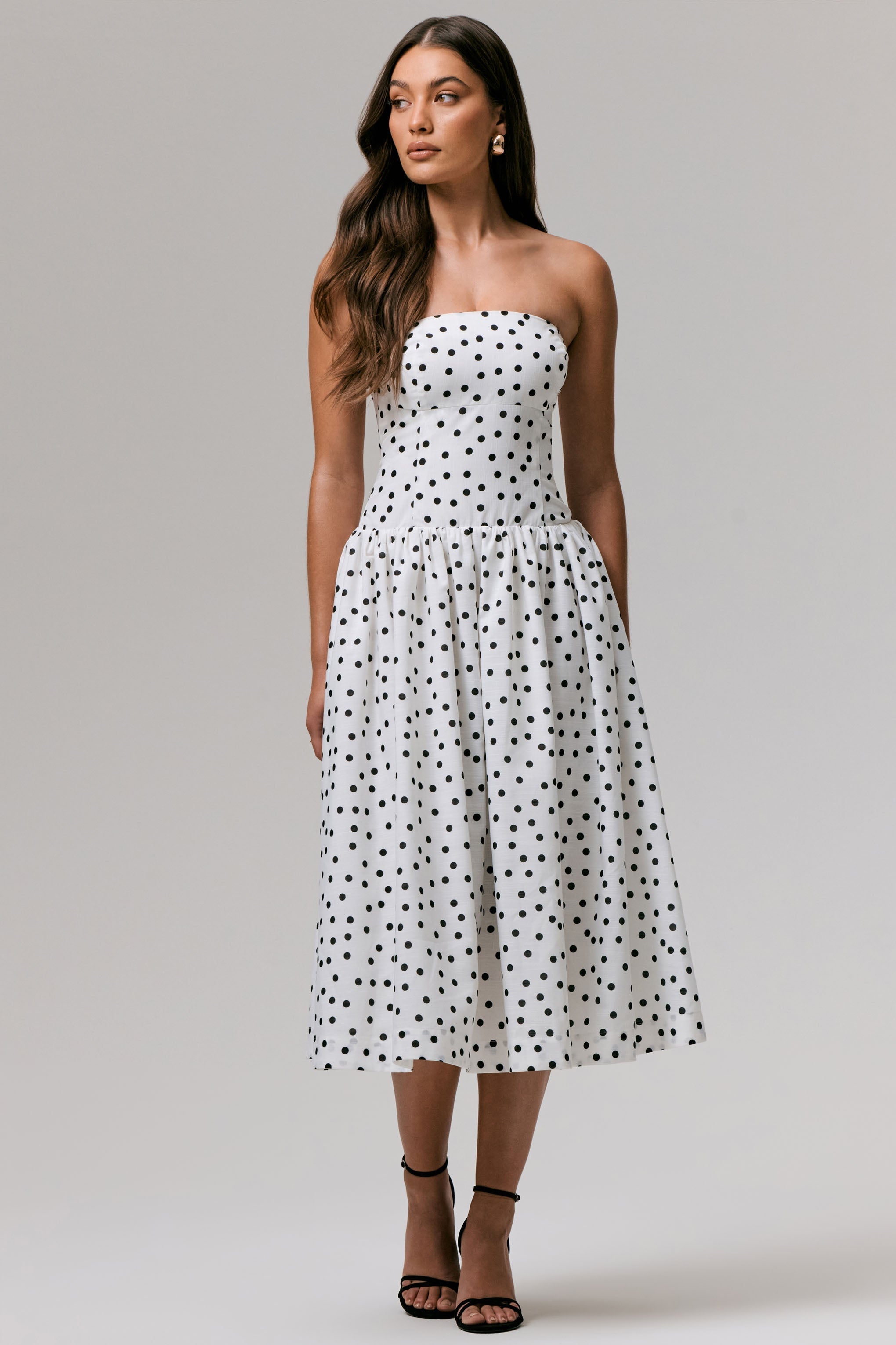 Dotty Delight Bandeau Dress
