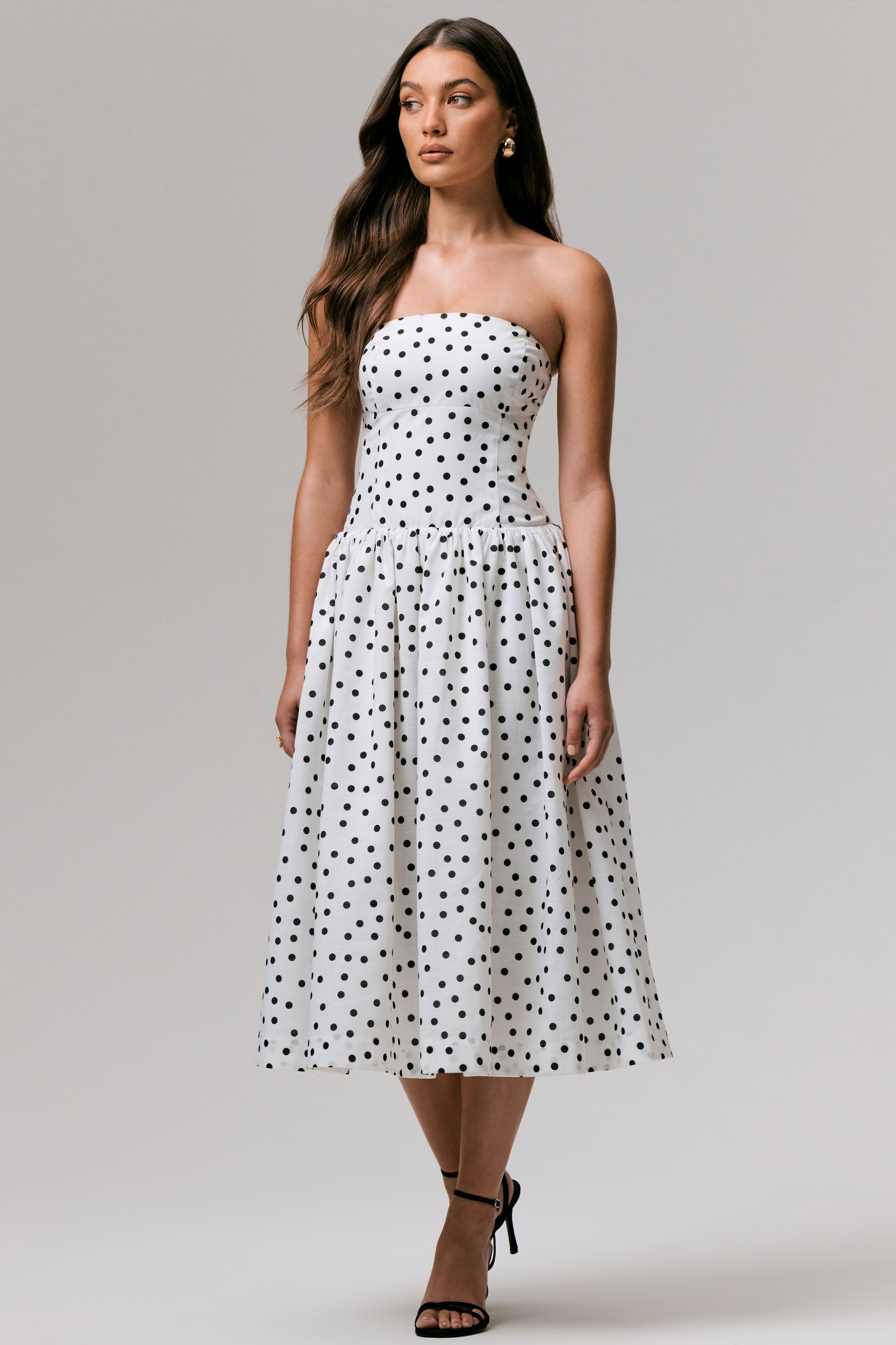 Dotty Delight Bandeau Dress